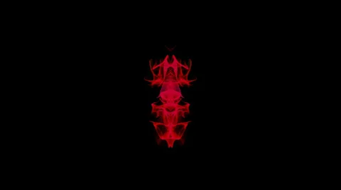 Hot red motion lines on a black background Stock Footage 33866316