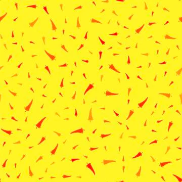 Hot Red Peppers Seamless Pattern Illustrazione stock