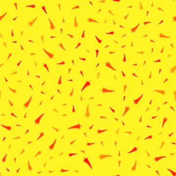 Hot Red Peppers Seamless Pattern Stock Illustration