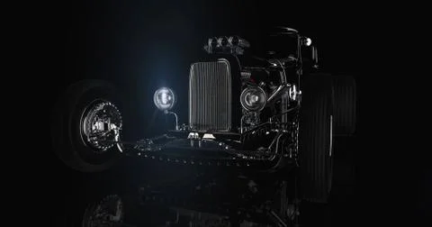 Hot Rod 3D render Stock Illustration