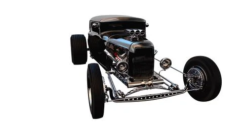 Hot Rod 3D render Stock Illustration