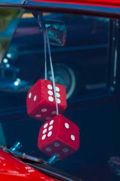 Hot rod dice 스톡 사진