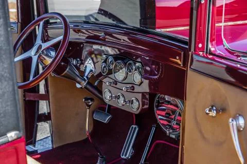 Hot Rod Interior Stock Photos