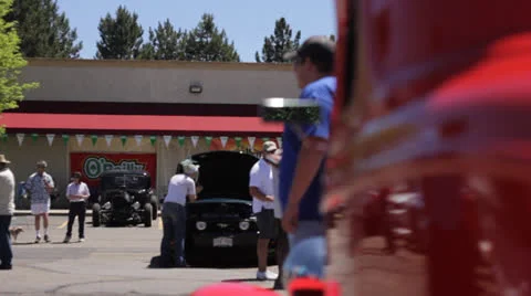 Hot Rod Rack Focus Side Stock Footage 25240110