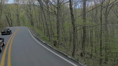 Hot rod slow motion Video stock 85022048