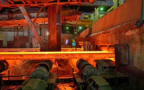 Hot rolling mill workshop Free Stock Photos