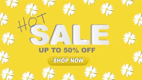 Hot sale banner Stock Illustration