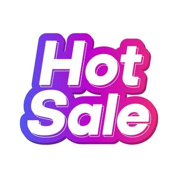 Hot sale text effect vector design. Stock Illustration