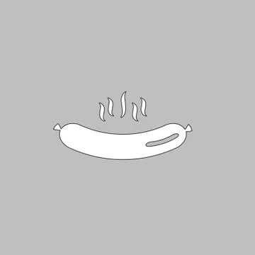 Hot Sausage computer symbol Stock Illustration