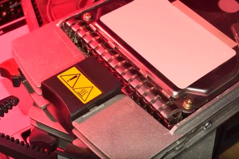 Hot server hard disk drive (hdd) Stock Photos