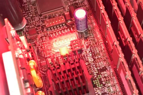 Hot server Foto stock