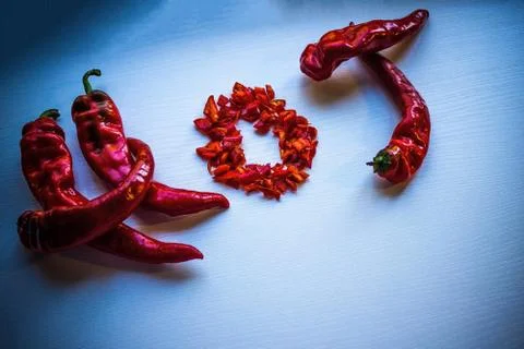 Hot, sharp, spicy. Stock Photos