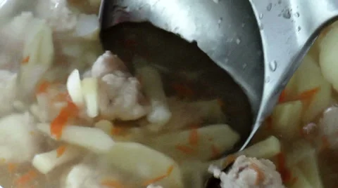 The hot soup Stock Footage 43059085