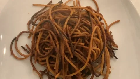 Hot spaghetti Stock Footage 170840399