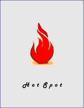 Hot spot Stock Illustration