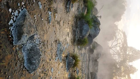 Hot spring in Chae Son National Park, La... | Stock Video | Pond5