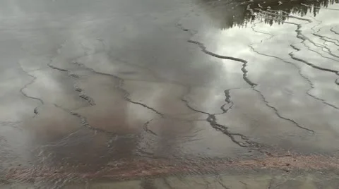 Hot spring detail Stock Footage 21625146