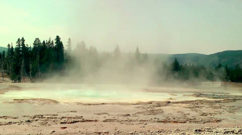 Hot Spring Stock Footage 30599663