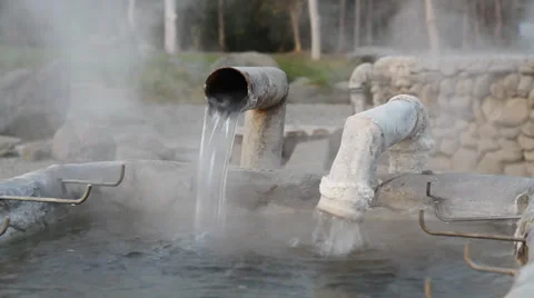 Hot spring 스톡 동영상 36108169