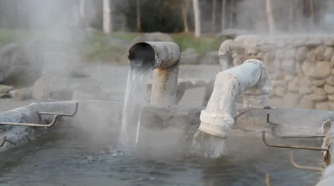 Hot spring 스톡 동영상 36108182