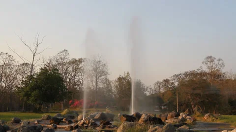 Hot spring 스톡 동영상 36108221