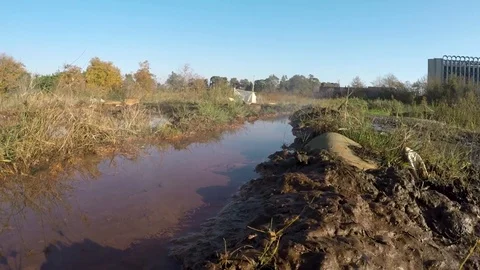 Hot spring Stock Footage 120256421