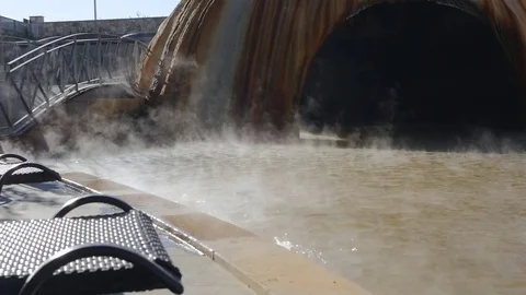 Hot spring geothermal spa Video stock 83465489