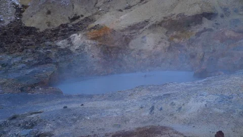 Hot Spring in Iceland Stock Footage 103277703