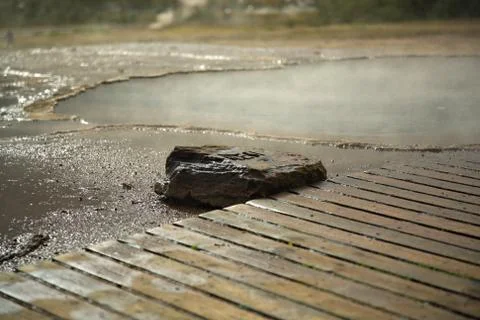 Hot spring Foto stock