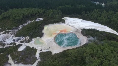 Hot springs Stock Footage 100565049