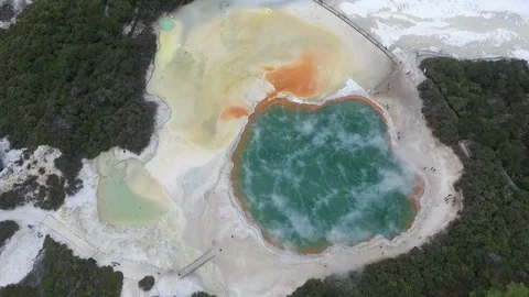 Hot springs Stock Footage 100565111