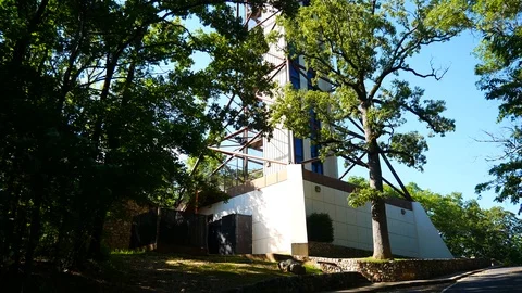 Hot Springs Mountain Tower Stock Footage 111283318