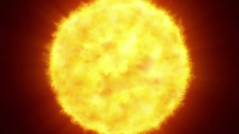 Hot star with plasma 스톡 동영상 91782735