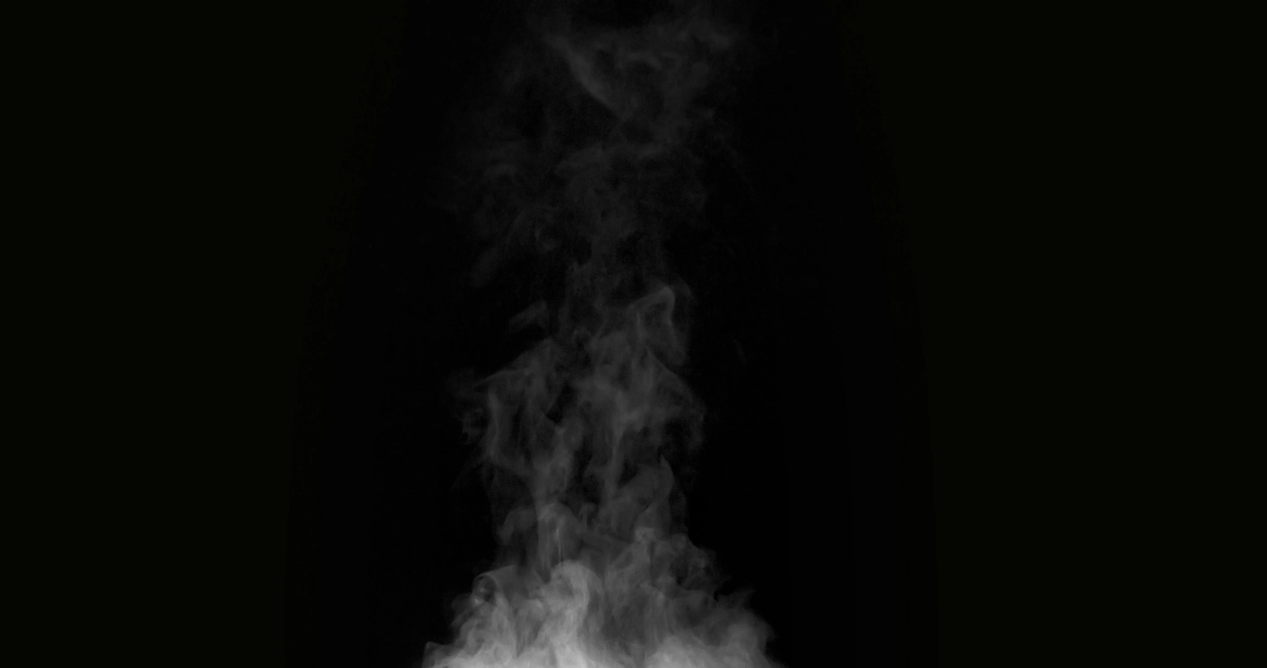 Steam Or Smoke On Black Background - Stock Video