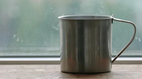 Hot steam from brewed tea Stock Footage 68618382