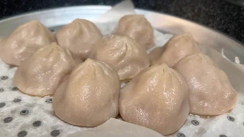 Hot Steamy Dumpling Xiao Long Bao Stock Footage 295572500