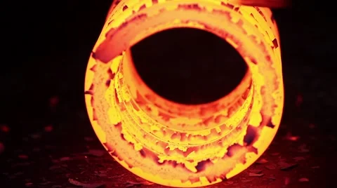 Hot Steel Spring Stock Footage 62691650