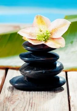 Hot stones Stock Photos