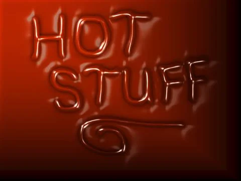 Hot stuff! Stock Illustration