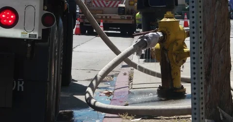 Hot Summer in the City Fire Hydrant Drip... | Stock Video | Pond5