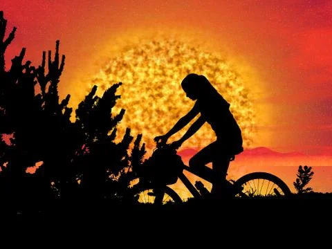 Hot summer Stock Illustration