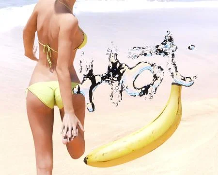 Hot summer Stock Illustration