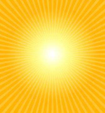 Hot summer sun Stock Illustration