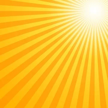 Hot summer sun Stock Illustration