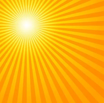 Hot summer sun Stock Illustration