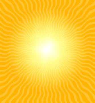 Hot summer sun Stock Illustration