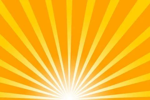 Hot summer sun Stock Illustration