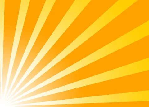 Hot summer sun Stock Illustration