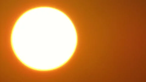 Hot sun causing global warming, heat wave and climate change Stock Footage 162690704