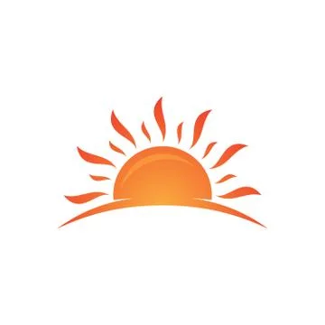 Hot sun Stock Illustration
